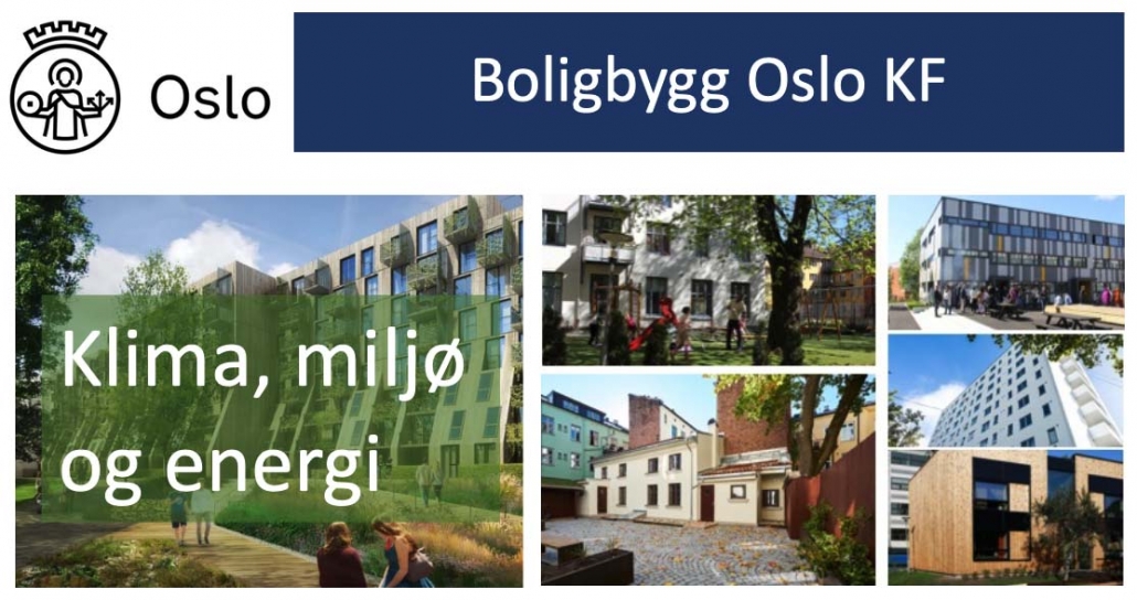 Fagansvarlig energi, klima og miljø for Oslo Boligbygg KF
